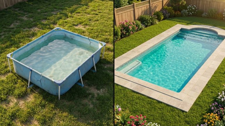 Баланс цены и качества в строительстве бассейна на даче под ключ без брендовой наценки