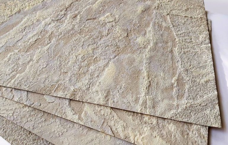 Гибкая керамика под сланец — выразительная фактура для интерьеров и фасадов